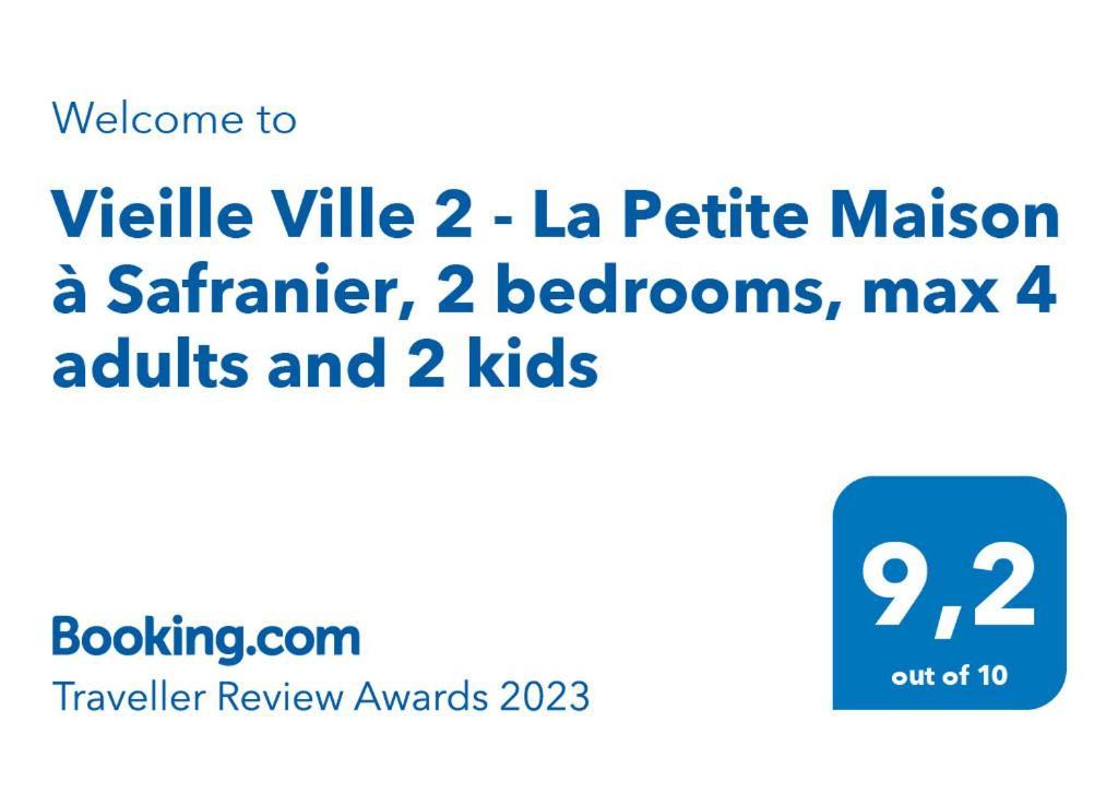Vieille 2 - La Petite Maison A Safranier, 2 Bedrooms, Max 4 Adults And 2 Kids Appartement